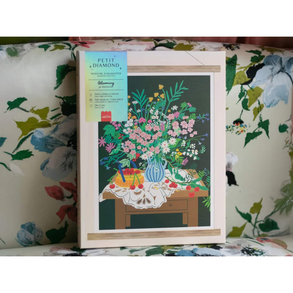 Petite Epicerie Σετ Ζωγραφικής με Διαμάντια - Blooming par Jessie Wong