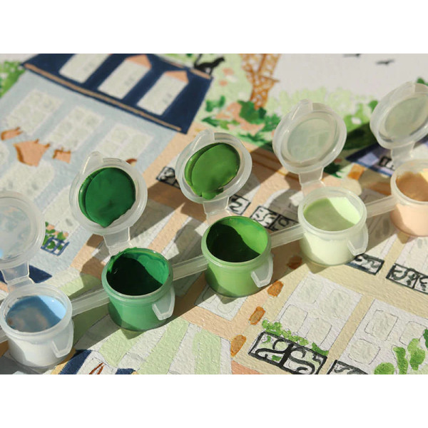 Petite Epicerie Σετ Ζωγραφικής με Αριθμούς - Paris par Sabina Fenn