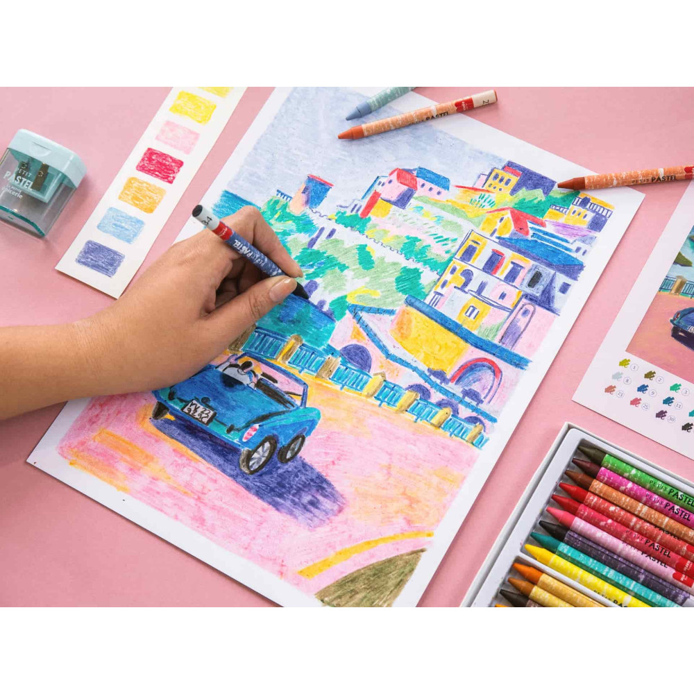 Petit Epicerie Σετ Kουτιών με Παστέλ Αρίθμηση - Drive