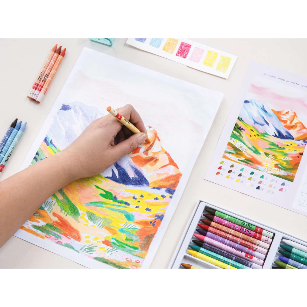 Petit Epicerie Σετ Kουτιών με Παστέλ Αρίθμηση - Au Grand Baou