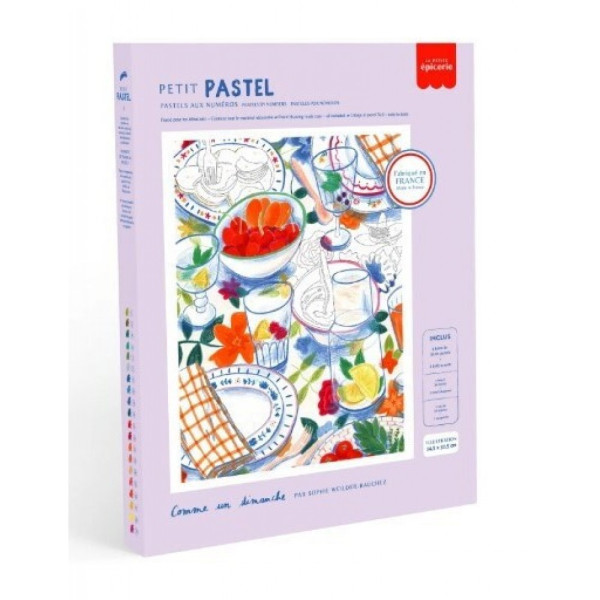Petit Epicerie Σετ Kουτιών με Παστέλ Αρίθμηση - Comme Un Dimanche
