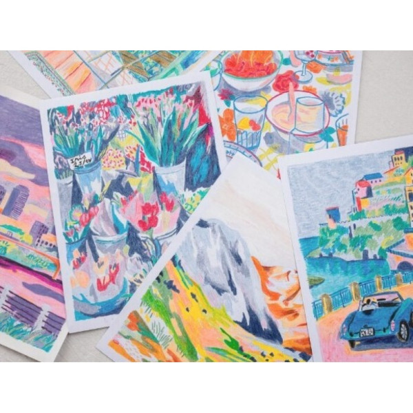 Petit Epicerie Σετ Kουτιών με Παστέλ Αρίθμηση - Comme Un Dimanche