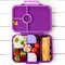 Lekkabox Classic Φαγητοδοχείο Tritan με 4 χωρίσματα (Lilac)