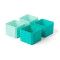 Lekkabox Bento Cups Θήκες Σιλικόνης 4 τμχ (Ocean)