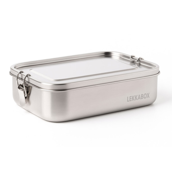 Lekkabox Safe Ανοξείδωτο Φαγητοδοχείο με 3 Χωρίσματα 1400ml