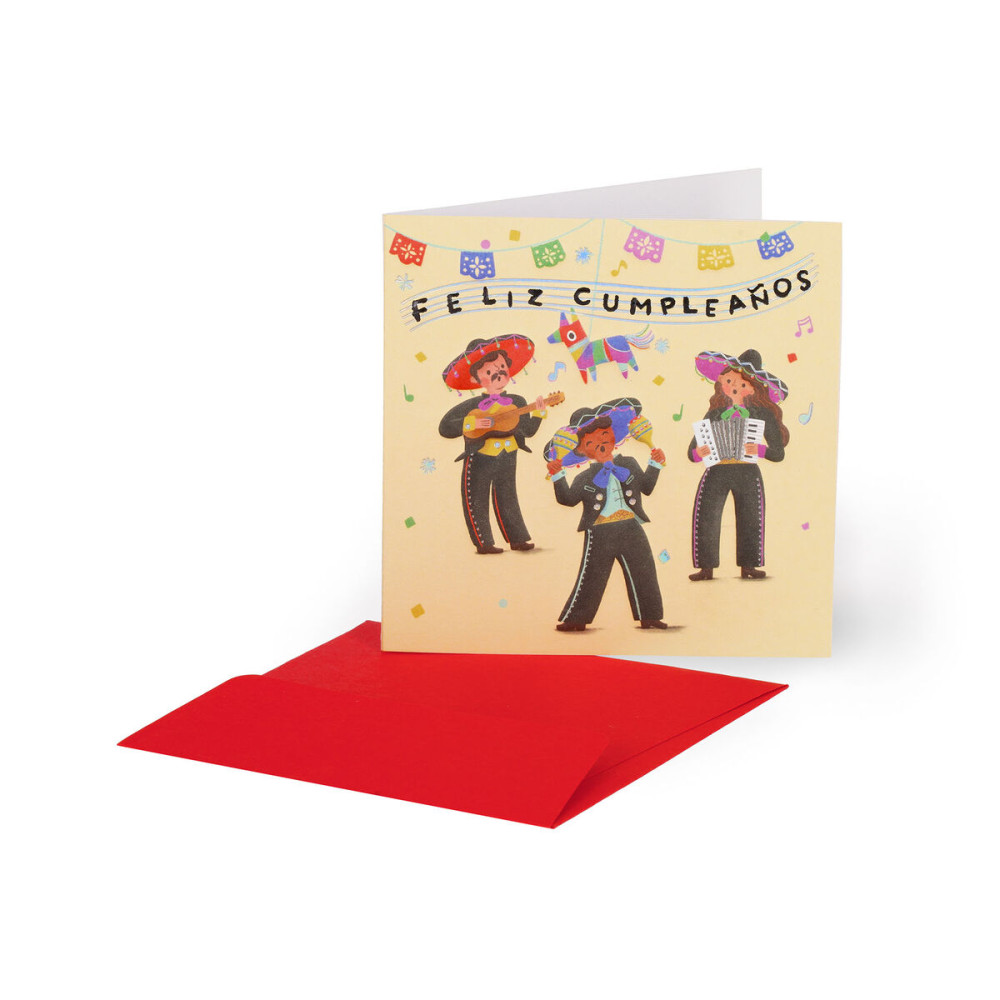 Legami Ευχετήρια Κάρτα Birthday Card - Small - Feliz Cumpleaños (7 x 7 cm)