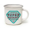 Legami Κούπα "Super Mummy " Porcelain Mug - Cup-Puccino 350 ml (Λευκό)