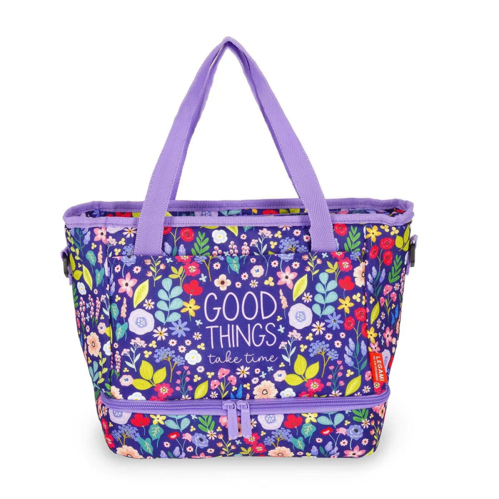 Legami Τσάντα Φαγητού  Lunch Bag - Flowers (10.8Lt)