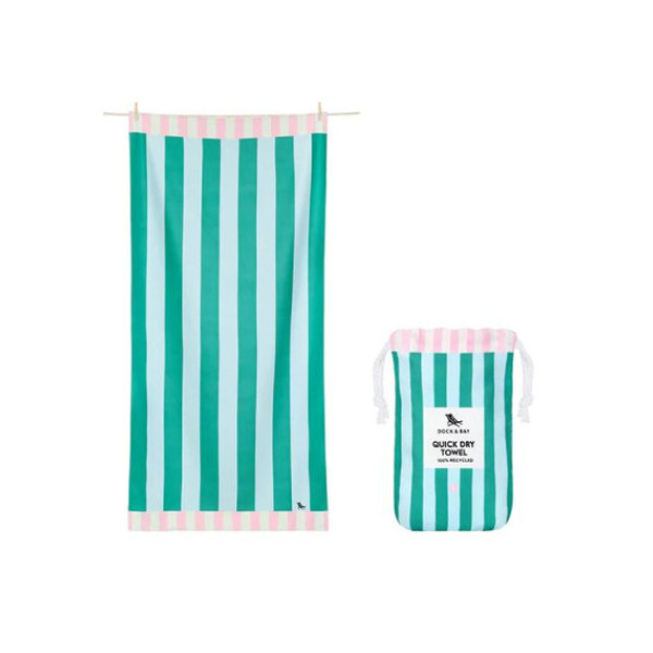 Dock & Bay Cabana Πετσέτα Θαλάσσης Μικροΐνών 160 x 90 cm - Pastel Pier