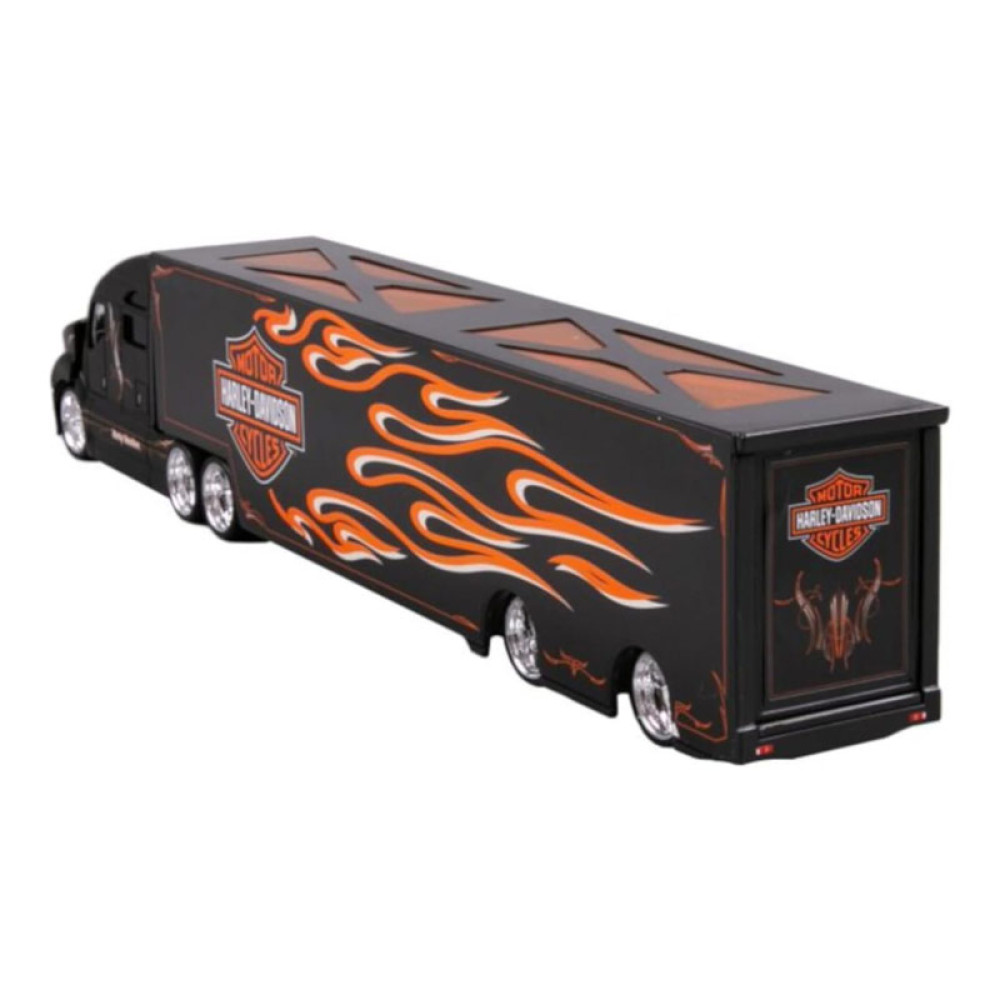 Maisto Custom Haulers Harley Davidson Trailer Truck 1/64