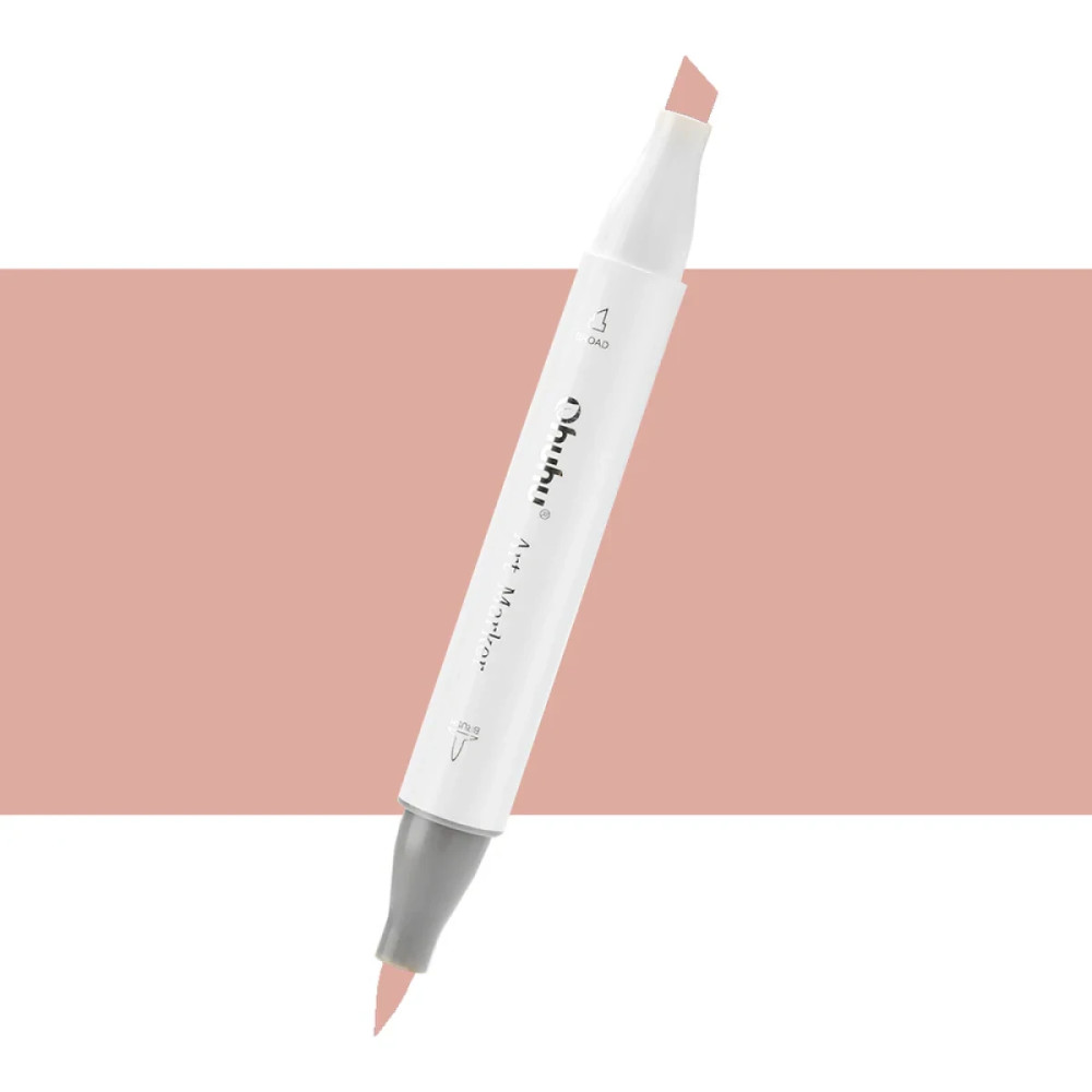 Ohuhu Honolulu Μαρκαδόρος Αλκοόλης Brush & Chisel E170/E58 - Fawn Brown