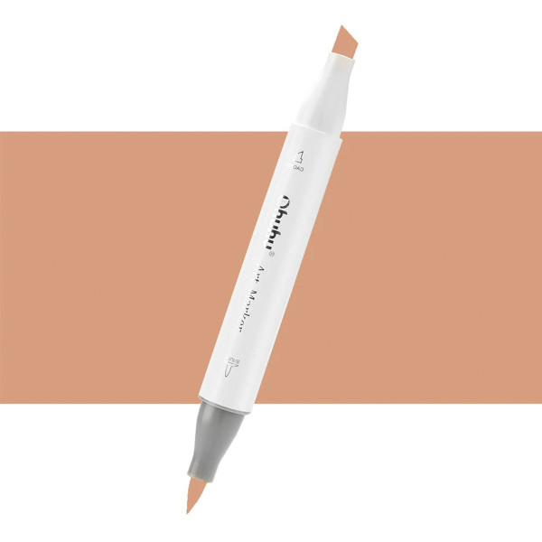 Ohuhu Honolulu Μαρκαδόρος Αλκοόλης Brush & Chisel E240/Y413 - Fawn
