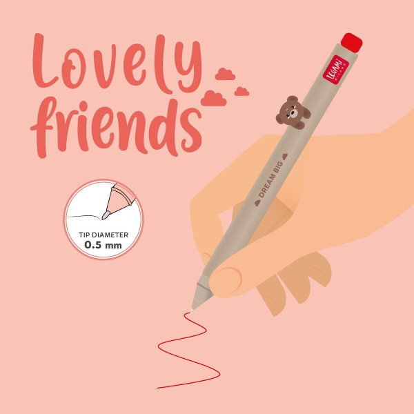 Legami Gel Pen "Dream Big" - Teddy Bear
