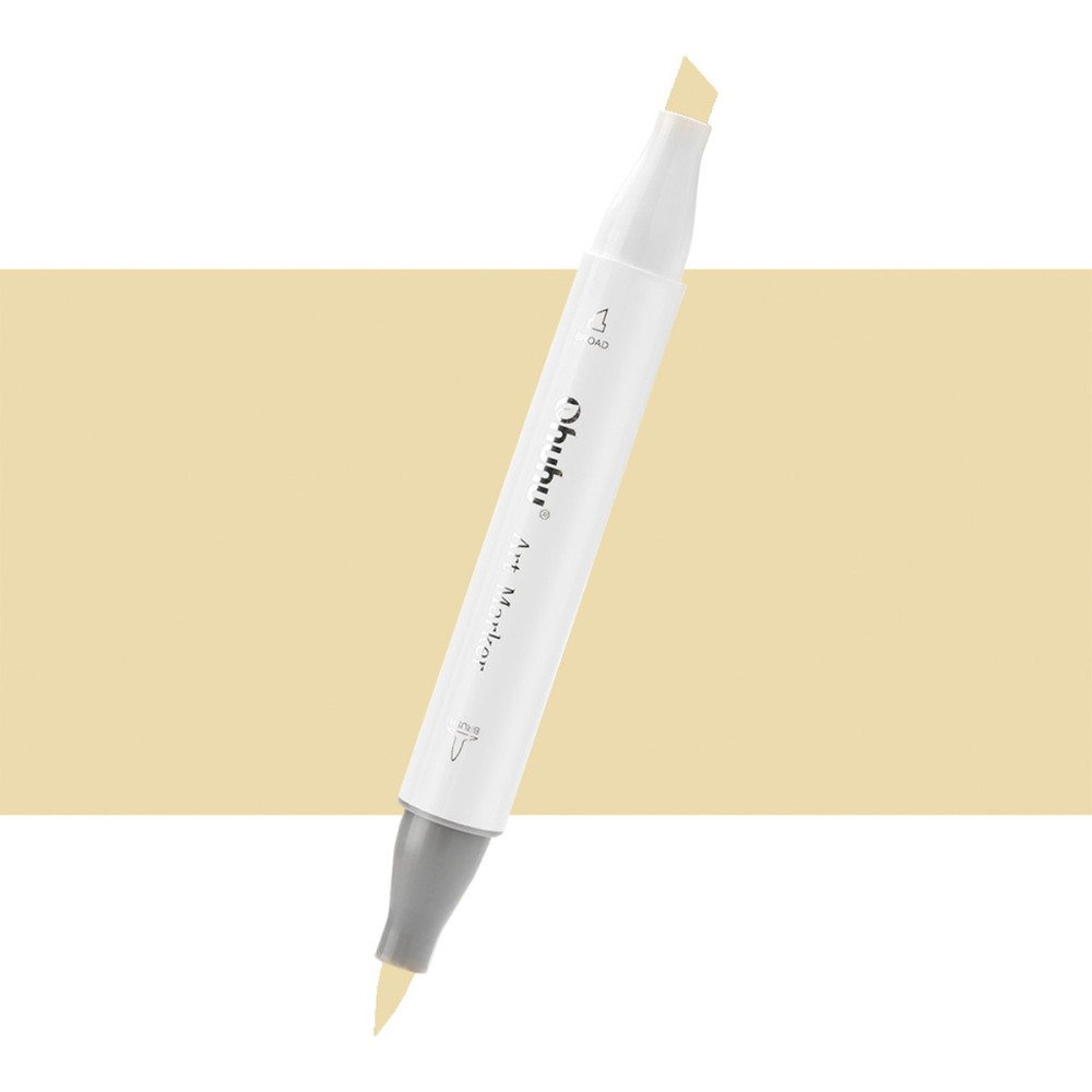 Ohuhu Honolulu Μαρκαδόρος Αλκοόλης Brush & Chisel Y260/Y39 - Straw
