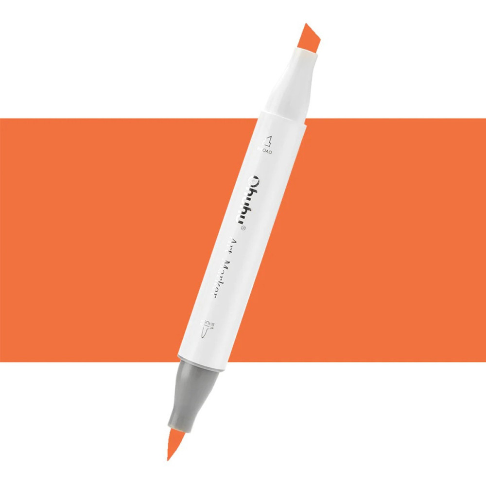 Ohuhu Honolulu Μαρκαδόρος Αλκοόλης Brush & Chisel YR190/YR513 - Papaya