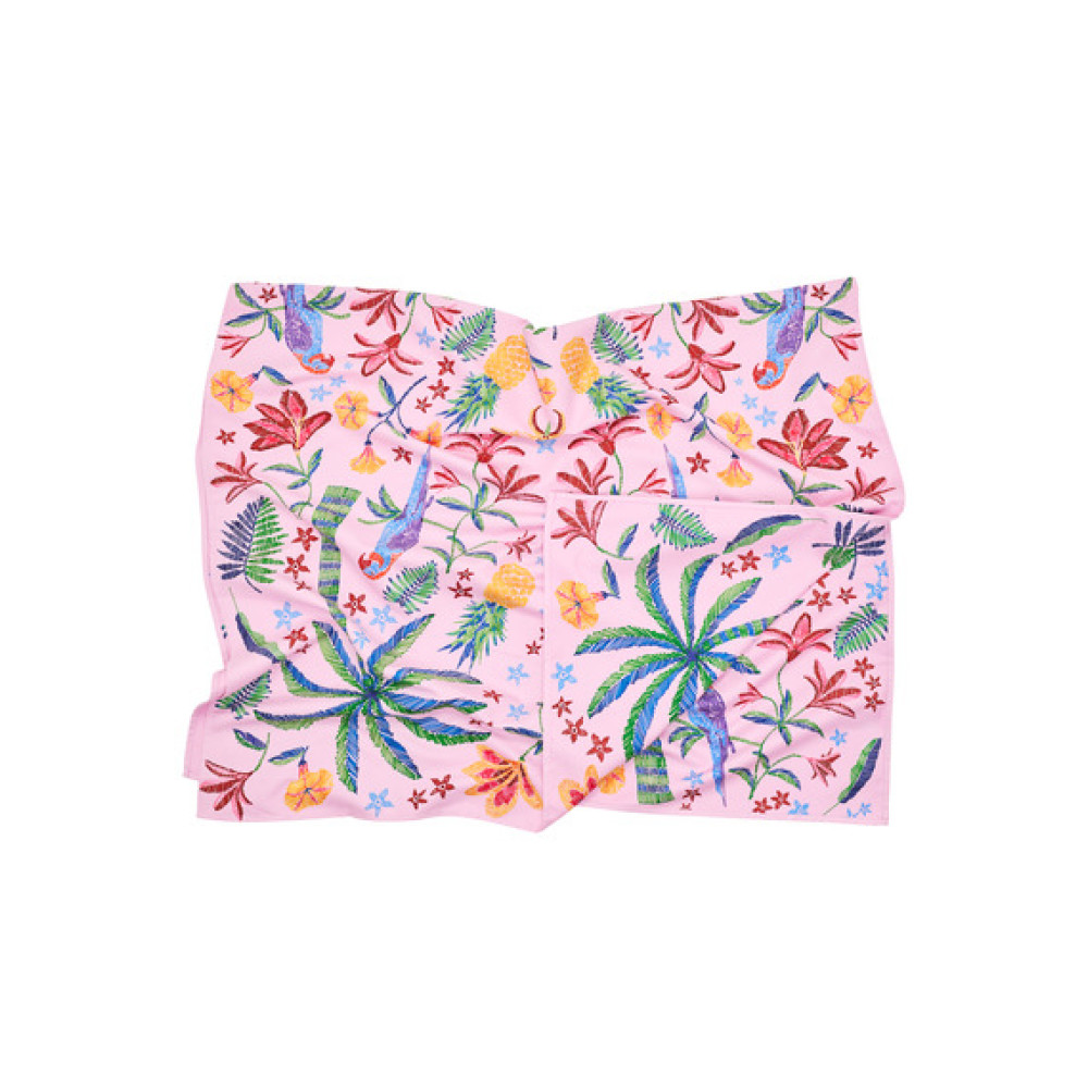 Dock & Bay Cabana Πετσέτα Θαλάσσης Μικροΐνών 200 x 90 cm - Pink Paradise