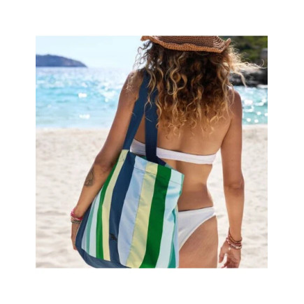Dock & Bay Επαναχρησιμοποιούμενη τσάντα από 100% ανακυκλώσιμα υλικά - Cool Lagoon