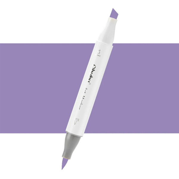 Ohuhu Honolulu Μαρκαδόρος Αλκοόλης Brush & Chisel V270/V412 - Lobelia