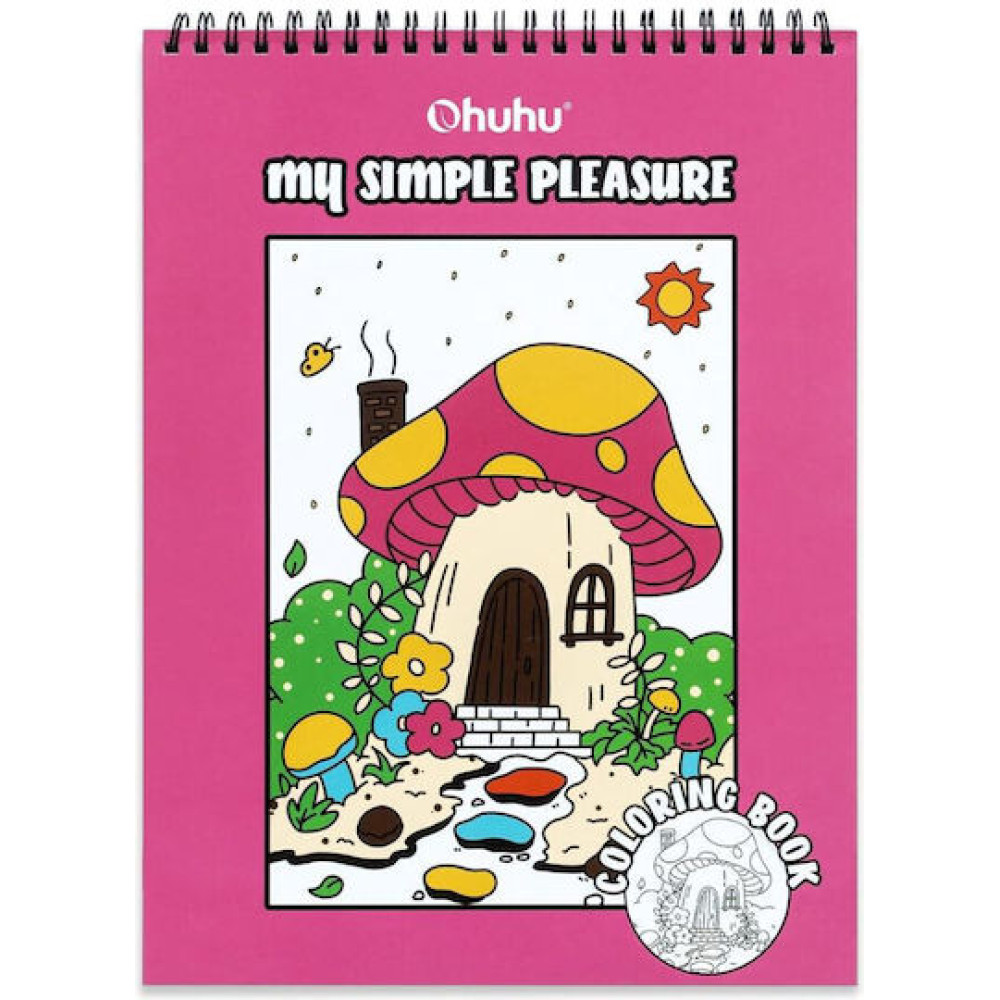 Ohuhu Bleedproof Coloring Book My Simple Pleasure