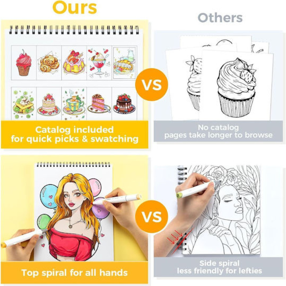 Ohuhu Bleedproof Coloring Book My Simple Pleasure