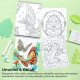 Ohuhu Bleedproof Coloring Book Mandala & Animals