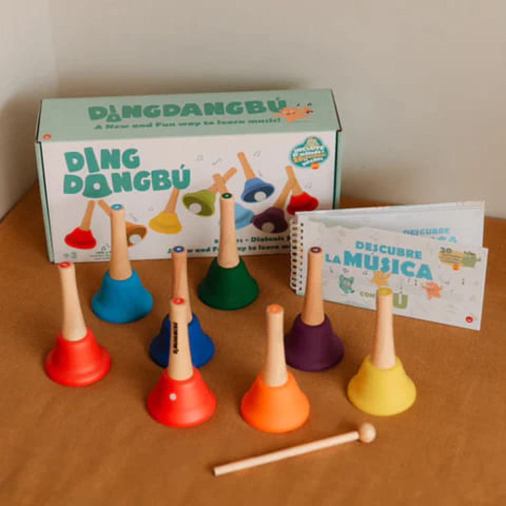 Juegaconmigo - Μουσικά Kουδουνάκια Dingdangdong Handle με 8 Nότες