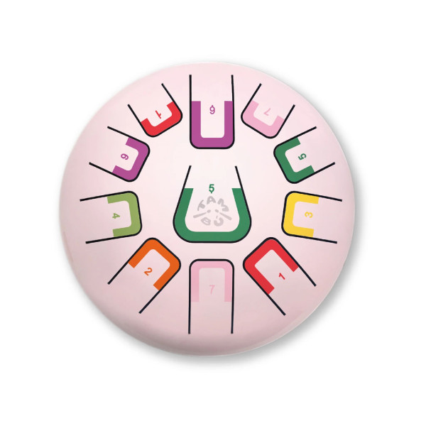 Juegaconmigo - Μεταλλόφωνο Tambu με 11 Nότες Pink