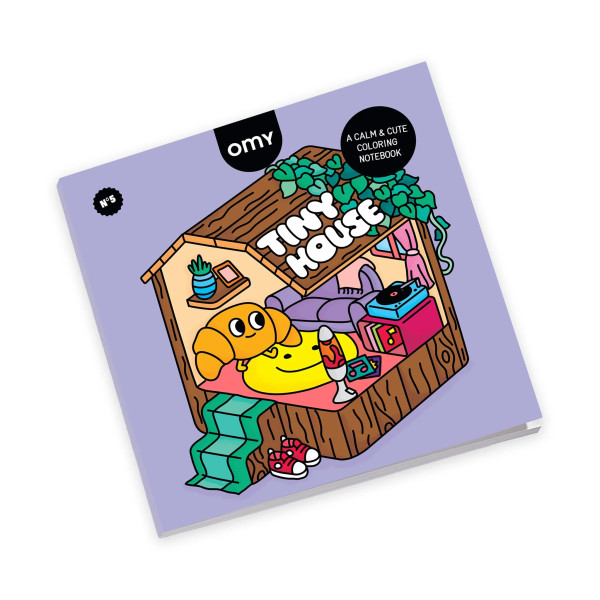 OMY Βιβλίο Ζωγραφικής Cozy Art Tiny House