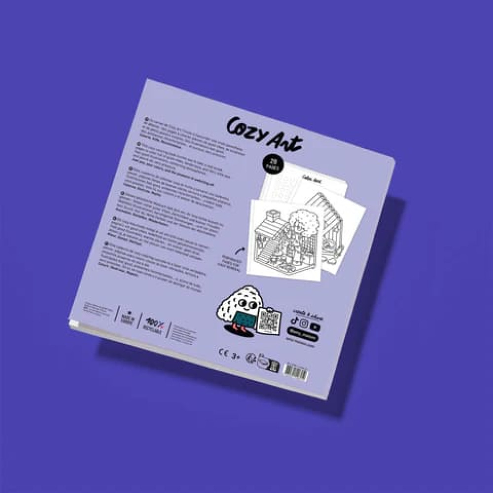 OMY Βιβλίο Ζωγραφικής Cozy Art Tiny House