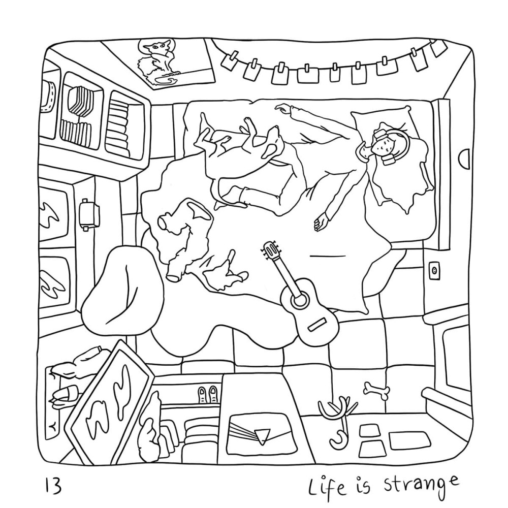 Dreamscapes Coloring Book