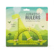 Kikkerland Jurassic Rulers - Μοιρογνωμόνιο - Τρίγωνο
