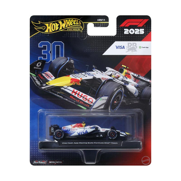 Mattel Hot Wheels Premium: F1 2025 - Visa Cash App Racing Bulls #30 (JKD79)
