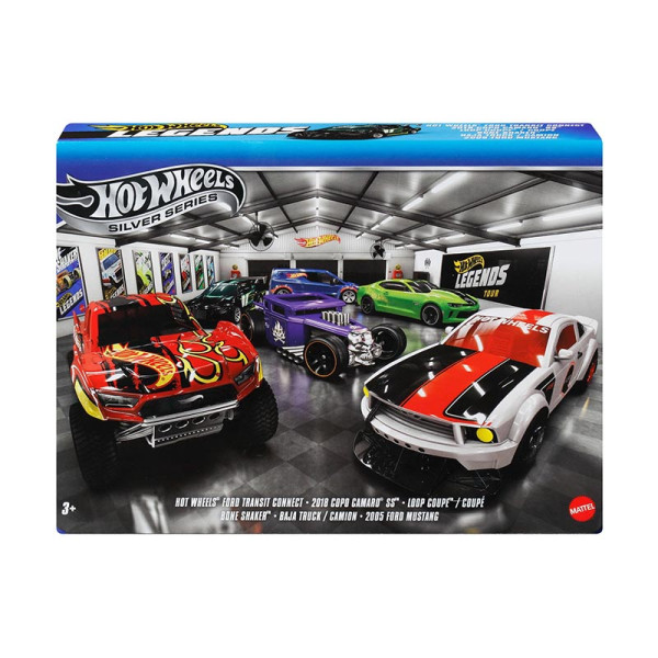Mattel Hot Wheels: Silver Series - Hot Wheels Legends Set of 6 1:64 (JLB24)