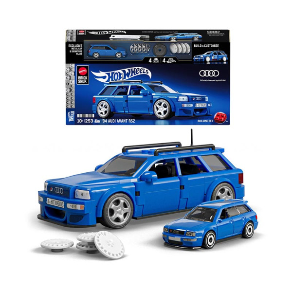 Mattel Brick Shop: Hot Wheels Speed Series - '94 Audi Avant RS2 Vehicle (JGR28)