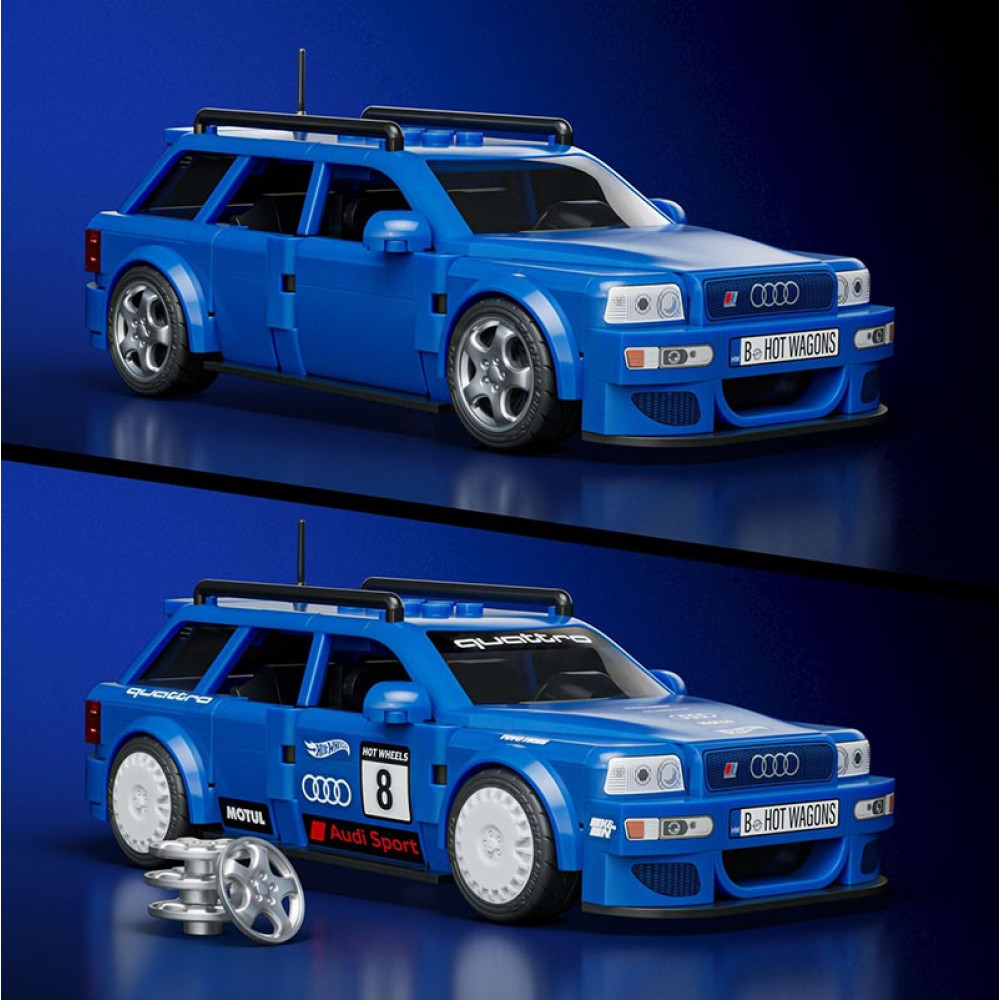 Mattel Brick Shop: Hot Wheels Speed Series - '94 Audi Avant RS2 Vehicle (JGR28)