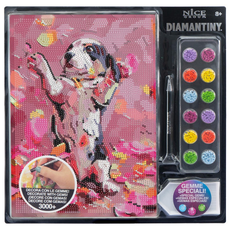 Diamantiny Ψηφιδωτό με Διαμάντια - Cuddly Dog 1
