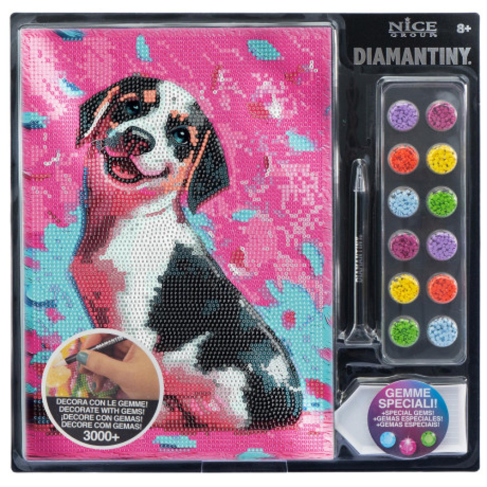 Diamantiny Ψηφιδωτό Μωσαικό με Διαμάντια - Cuddly Dog 2