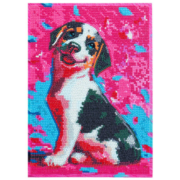 Diamantiny Ψηφιδωτό Μωσαικό με Διαμάντια - Cuddly Dog 2
