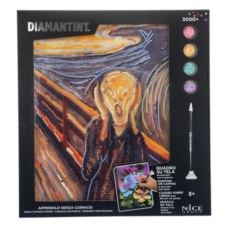 Diamantiny Ψηφιδωτό με Διαμάντια - The Scream