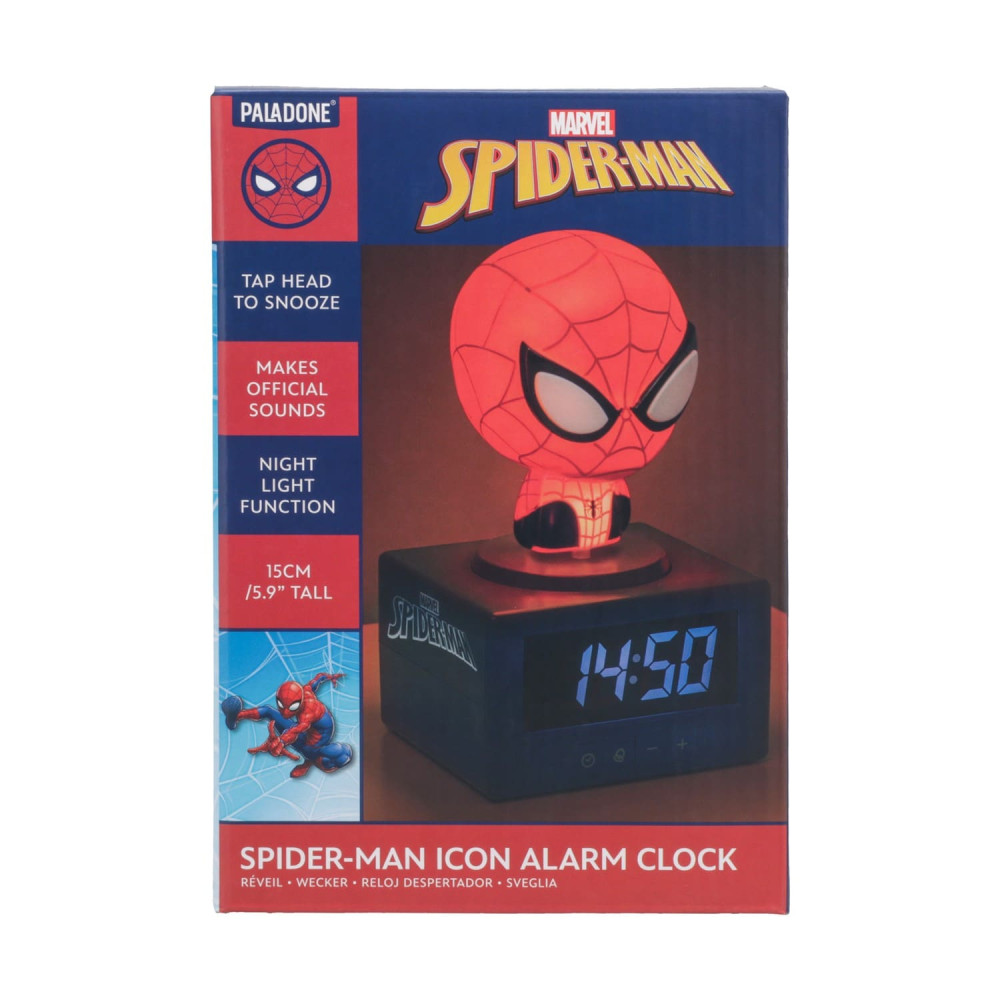 Paladone Icons: Spiderman - Alarm Clock (PP14229SPM)
