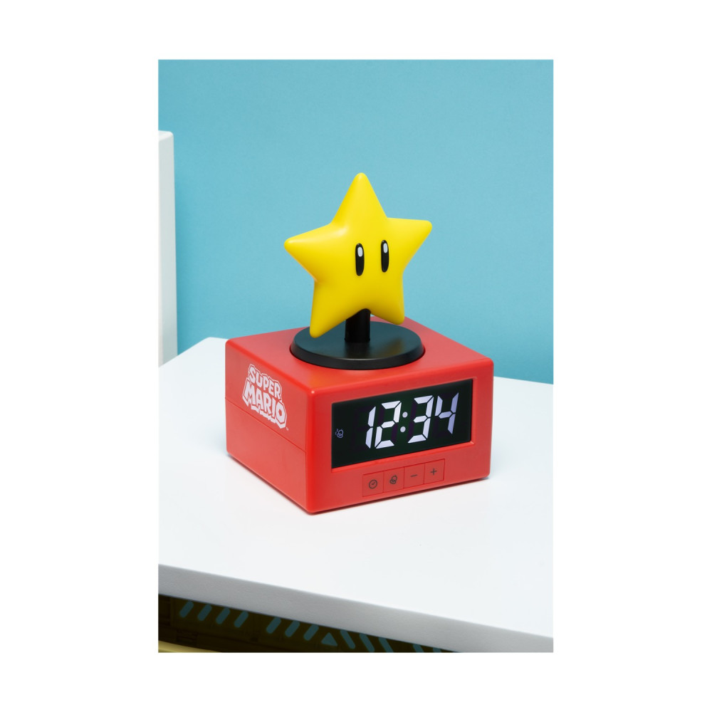 Paladone Icons: Super Mario - Super Star Alarm Clock (PP13708NN)
