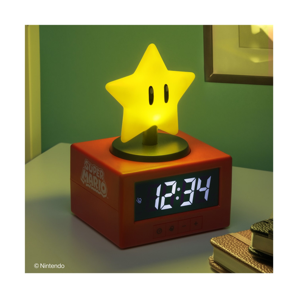 Paladone Icons: Super Mario - Super Star Alarm Clock (PP13708NN)