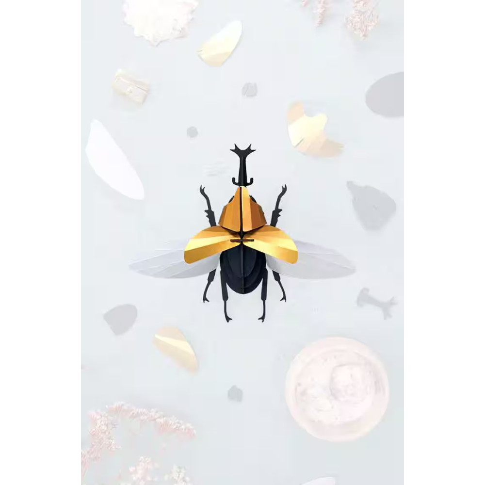 Assembli 3D Paper Rhinoceros Beetle (14,5 x 13 x 5 cm)