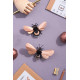 Assembli 3D Paper Rose Gold Bee Set 