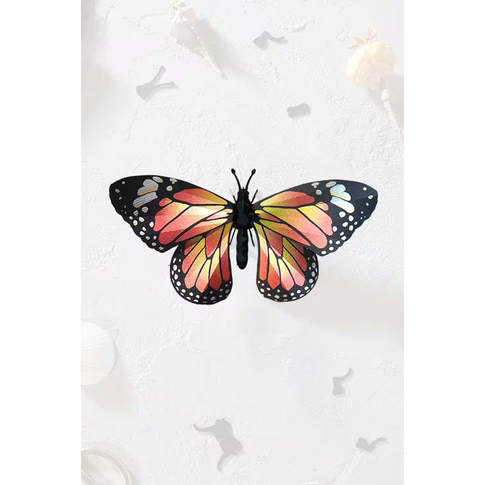 Assembli 3D Paper Butterfly Monarch (10 x 20 x 6,5 cm)