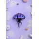 Assembli 3D Paper Jellyfish - Purple Metallic (13 x 11 x 6 cm)