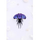Assembli 3D Paper Jellyfish - Purple Metallic (13 x 11 x 6 cm)