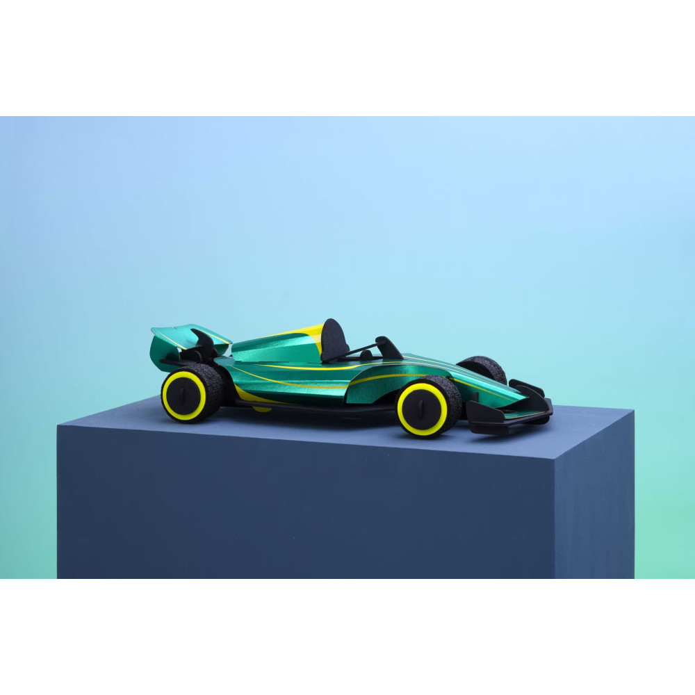 Assembli 3D Paper Race Car - Racing Green (19,5 x 8 cm)