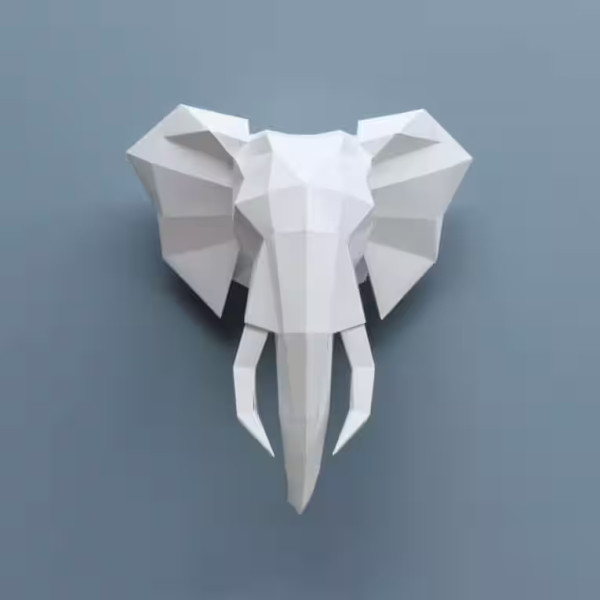 Assembli 3D Paper Elephant (50 x 46 x 27 cm)