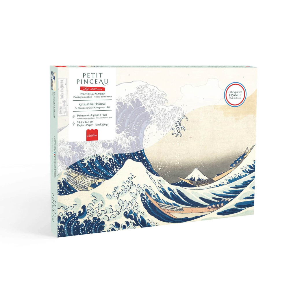 Petite Epicerie Σετ Ζωγραφικής με Αριθμούς -  The Great Wave off Kanagawa, Katsushika Hokusai